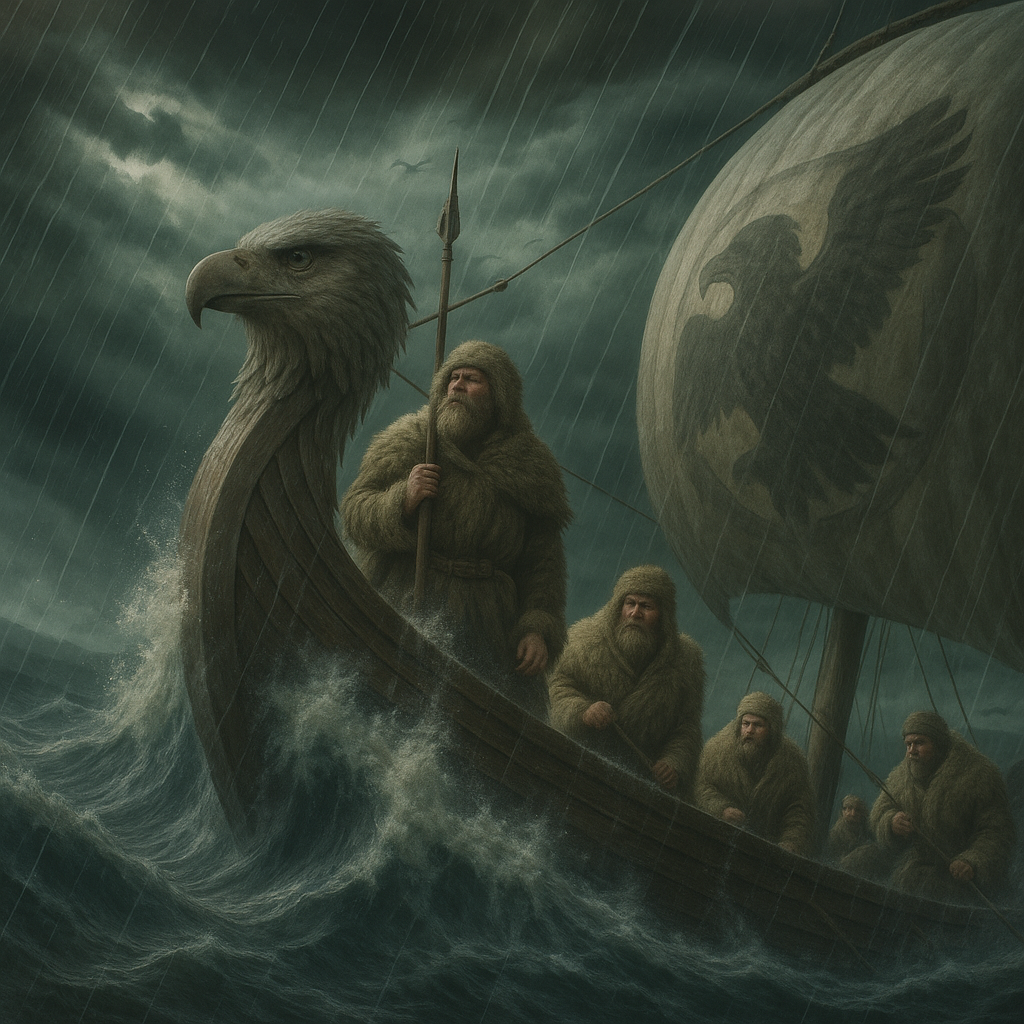 Piskatorit in a boat